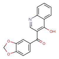3-(2H-1,3-benzodioxole-5-carbonyl)quinolin-4-ol