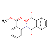 3-{[2-(methoxycarbonyl)phenyl]carbamoyl}bicyclo[2.2.1]hept-5-ene-2-carboxylic acid