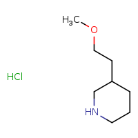 3-(2-methoxyethyl)piperidine hydrochloride