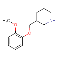 3-(2-methoxyphenoxymethyl)piperidine