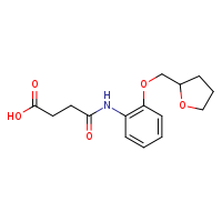 3-{[2-(oxolan-2-ylmethoxy)phenyl]carbamoyl}propanoic acid