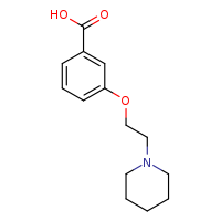 3-[2-(piperidin-1-yl)ethoxy]benzoic acid