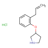 3-[2-(prop-2-en-1-yl)phenoxy]pyrrolidine hydrochloride