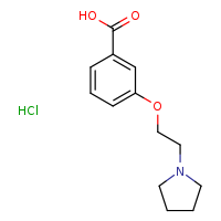 3-[2-(pyrrolidin-1-yl)ethoxy]benzoic acid hydrochloride