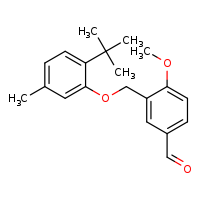 3-(2-tert-butyl-5-methylphenoxymethyl)-4-methoxybenzaldehyde