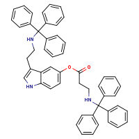 3-{2-[(triphenylmethyl)amino]ethyl}-1H-indol-5-yl 3-[(triphenylmethyl)amino]propanoate