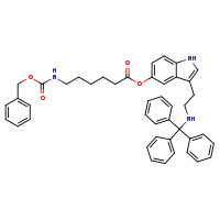 3-{2-[(triphenylmethyl)amino]ethyl}-1H-indol-5-yl 6-{[(benzyloxy)carbonyl]amino}hexanoate
