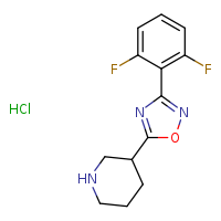 3-[3-(2,6-difluorophenyl)-1,2,4-oxadiazol-5-yl]piperidine hydrochloride