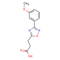 3-[3-(3-methoxyphenyl)-1,2,4-oxadiazol-5-yl]propanoic acid