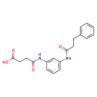 3-{[3-(3-phenylpropanamido)phenyl]carbamoyl}propanoic acid
