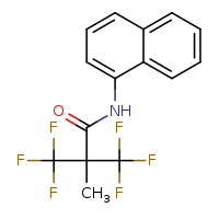 3,3,3-trifluoro-2-methyl-N-(naphthalen-1-yl)-2-(trifluoromethyl)propanamide