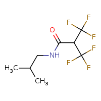 3,3,3-trifluoro-N-(2-methylpropyl)-2-(trifluoromethyl)propanamide