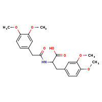3-(3,4-dimethoxyphenyl)-2-[2-(3,4-dimethoxyphenyl)acetamido]propanoic acid