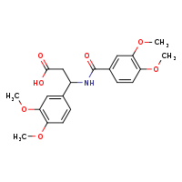3-(3,4-dimethoxyphenyl)-3-[(3,4-dimethoxyphenyl)formamido]propanoic acid
