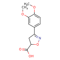 3-(3,4-dimethoxyphenyl)-4,5-dihydro-1,2-oxazole-5-carboxylic acid