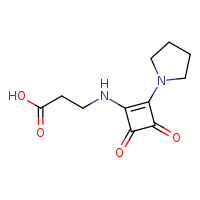 3-{[3,4-dioxo-2-(pyrrolidin-1-yl)cyclobut-1-en-1-yl]amino}propanoic acid