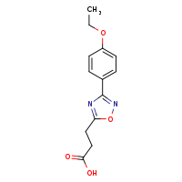 3-[3-(4-ethoxyphenyl)-1,2,4-oxadiazol-5-yl]propanoic acid