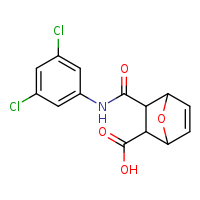 3-[(3,5-dichlorophenyl)carbamoyl]-7-oxabicyclo[2.2.1]hept-5-ene-2-carboxylic acid