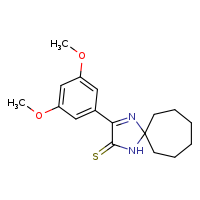 3-(3,5-dimethoxyphenyl)-1,4-diazaspiro[4.6]undec-3-ene-2-thione