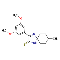 3-(3,5-dimethoxyphenyl)-8-methyl-1,4-diazaspiro[4.5]dec-3-ene-2-thione