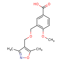 3-{[(3,5-dimethyl-1,2-oxazol-4-yl)methoxy]methyl}-4-methoxybenzoic acid