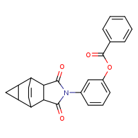 3-{3,5-dioxo-4-azatetracyclo[5.3.2.0²,?.0?,¹?]dodec-11-en-4-yl}phenyl benzoate