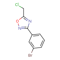 3-(3-bromophenyl)-5-(chloromethyl)-1,2,4-oxadiazole