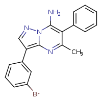 3-(3-bromophenyl)-5-methyl-6-phenylpyrazolo[1,5-a]pyrimidin-7-amine