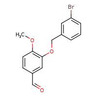 3-[(3-bromophenyl)methoxy]-4-methoxybenzaldehyde