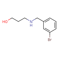 3-{[(3-bromophenyl)methyl]amino}propan-1-ol