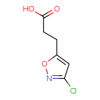 3-(3-chloro-1,2-oxazol-5-yl)propanoic acid