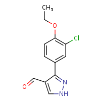3-(3-chloro-4-ethoxyphenyl)-1H-pyrazole-4-carbaldehyde