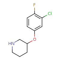 3-(3-chloro-4-fluorophenoxy)piperidine