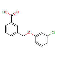 3-(3-chlorophenoxymethyl)benzoic acid