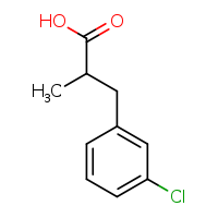 3-(3-chlorophenyl)-2-methylpropanoic acid