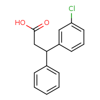 3-(3-chlorophenyl)-3-phenylpropanoic acid