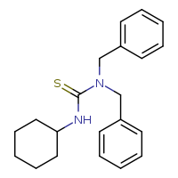3,3-dibenzyl-1-cyclohexylthiourea