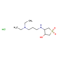 3-{[3-(diethylamino)propyl]amino}-4-hydroxy-1??-thiolane-1,1-dione hydrochloride