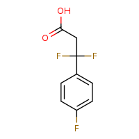 3,3-difluoro-3-(4-fluorophenyl)propanoic acid