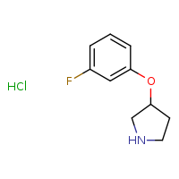 3-(3-fluorophenoxy)pyrrolidine hydrochloride