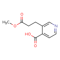 3-(3-methoxy-3-oxopropyl)pyridine-4-carboxylic acid