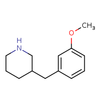 3-[(3-methoxyphenyl)methyl]piperidine