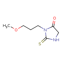 3-(3-methoxypropyl)-2-sulfanylideneimidazolidin-4-one