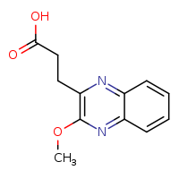 3-(3-methoxyquinoxalin-2-yl)propanoic acid