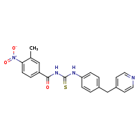 3-(3-methyl-4-nitrobenzoyl)-1-[4-(pyridin-4-ylmethyl)phenyl]thiourea