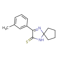 3-(3-methylphenyl)-1,4-diazaspiro[4.4]non-3-ene-2-thione