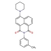 3-(3-methylphenyl)-8-(piperidin-1-yl)-3-azatricyclo[7.3.1.0?,¹³]trideca-1(13),5,7,9,11-pentaene-2,4-dione