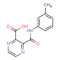 3-[(3-methylphenyl)carbamoyl]pyrazine-2-carboxylic acid