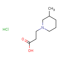 3-(3-methylpiperidin-1-yl)propanoic acid hydrochloride