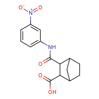 3-[(3-nitrophenyl)carbamoyl]bicyclo[2.2.1]heptane-2-carboxylic acid